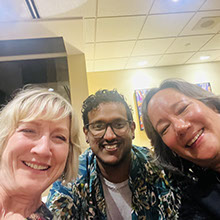 Kathy Domoney, Asitha Tennekoon, tenor & Marion Newman, mezzo-soprano
